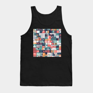 Mental imagery - Abstract Mindset Seamless Pattern Tank Top